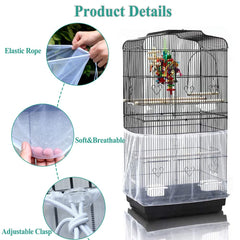 ASOCEA drawstring adjustable cage skirt demonstrates customizable sizing on a cage