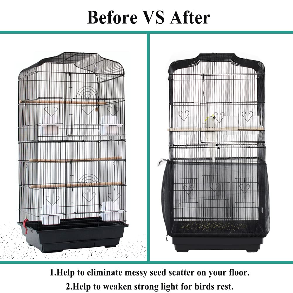 ASOCEA easy install elastic rope netting secures cage quickly