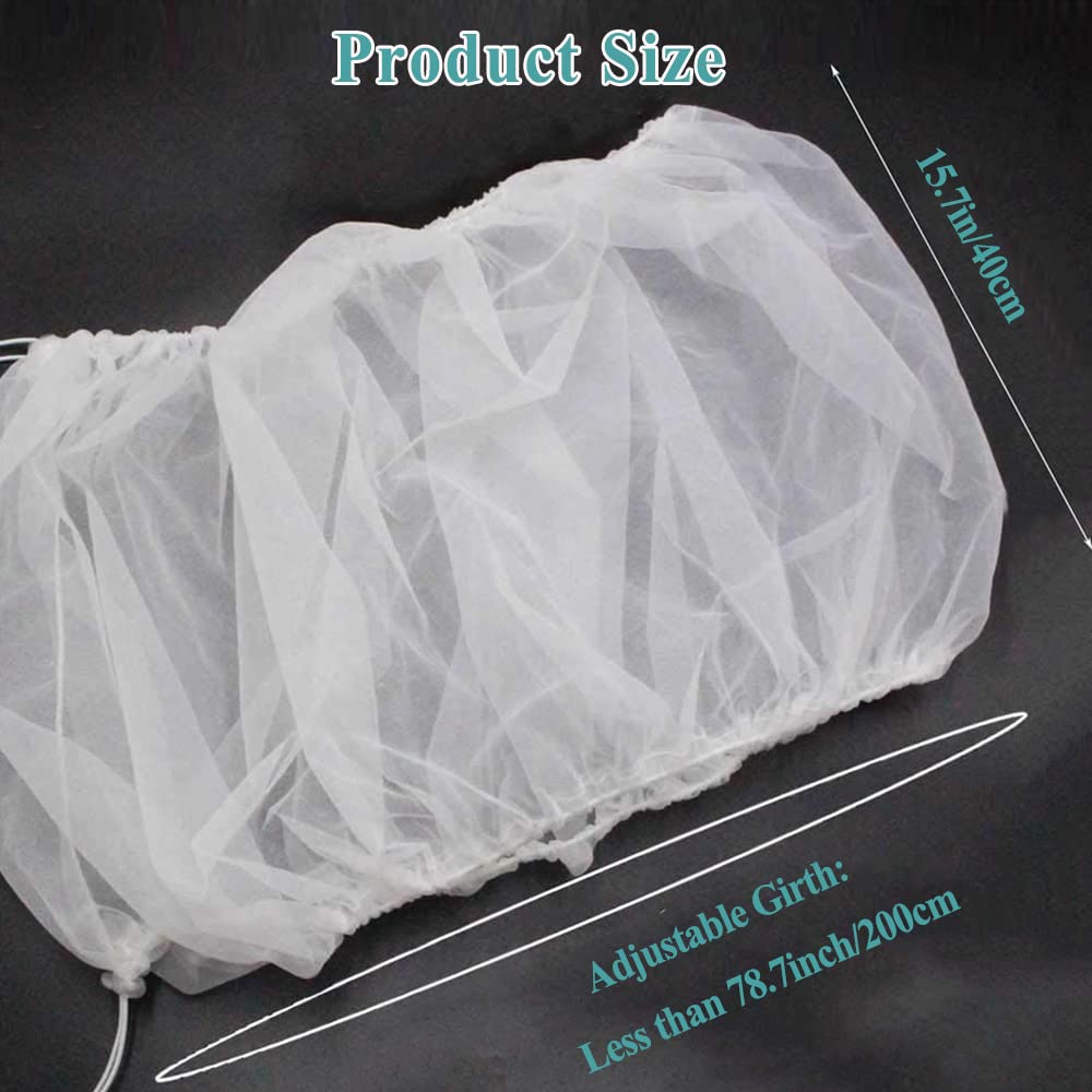 ASOCEA universal cage cover skirt with elastic fit secures around a cage
