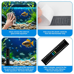 Asofelk versatile 61-122°F strip fits various tank sizes for flexible setup.