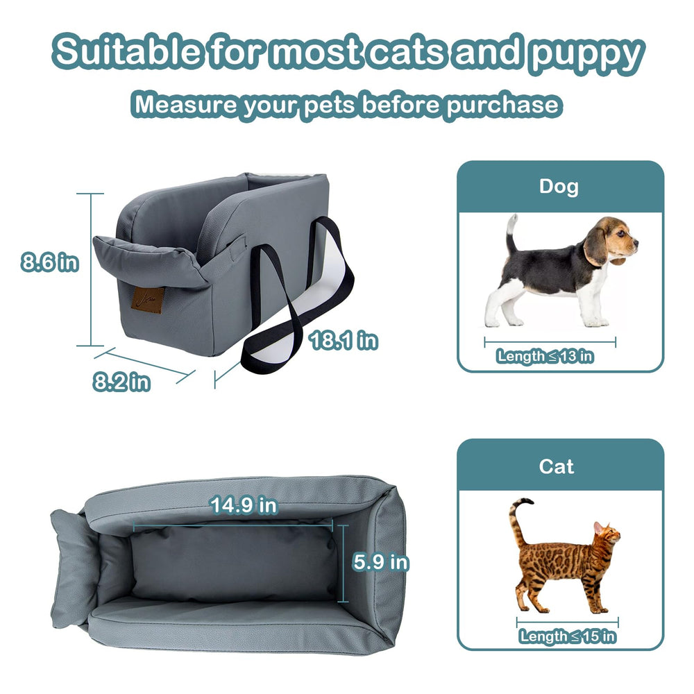 Asou dog car seat maintenance close-up showing wipe-clean surface.