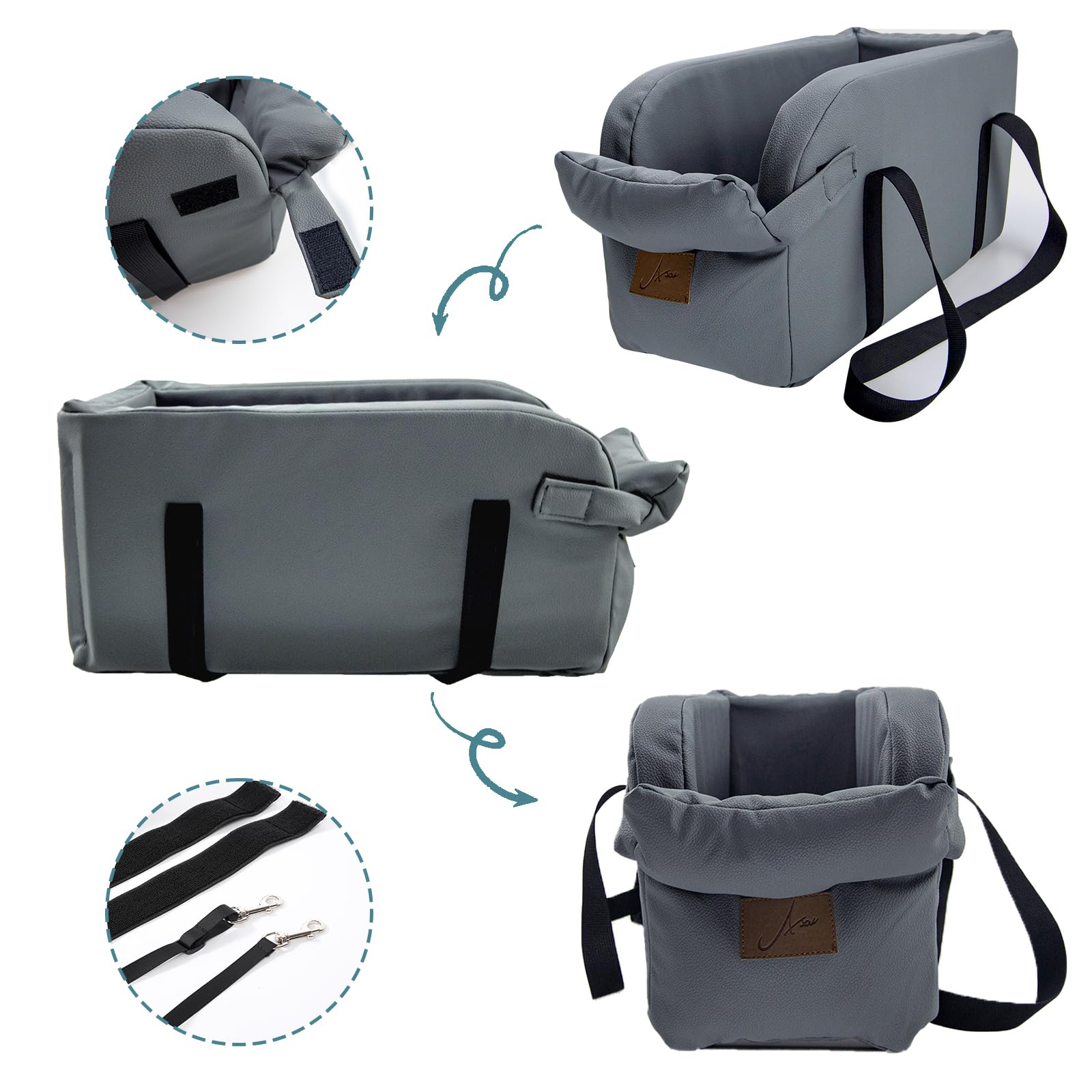 Asou console-seat fits most cars for quick, hassle-free installation.