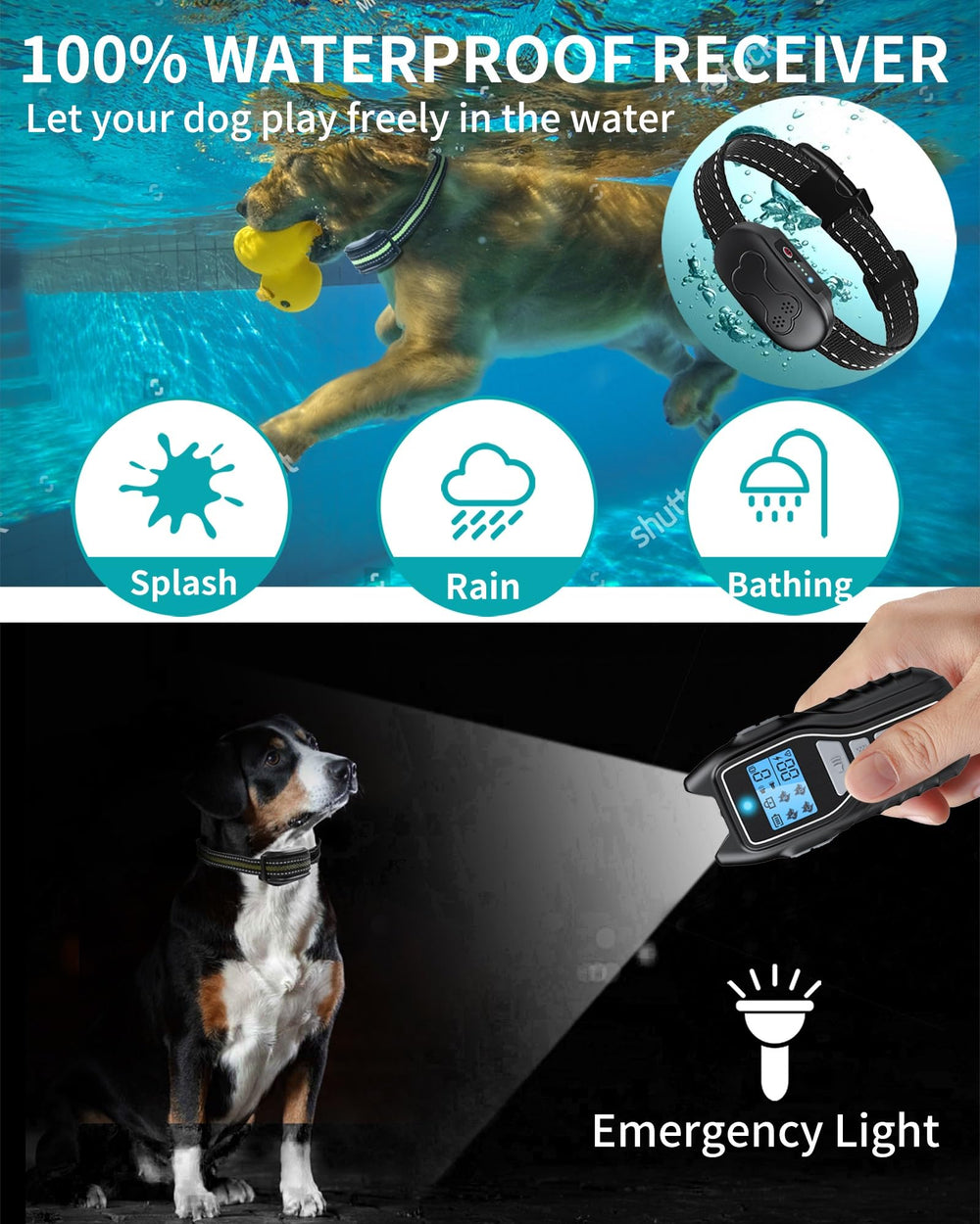 Asrcs dual-channel training enables handling two dogs with one remote.