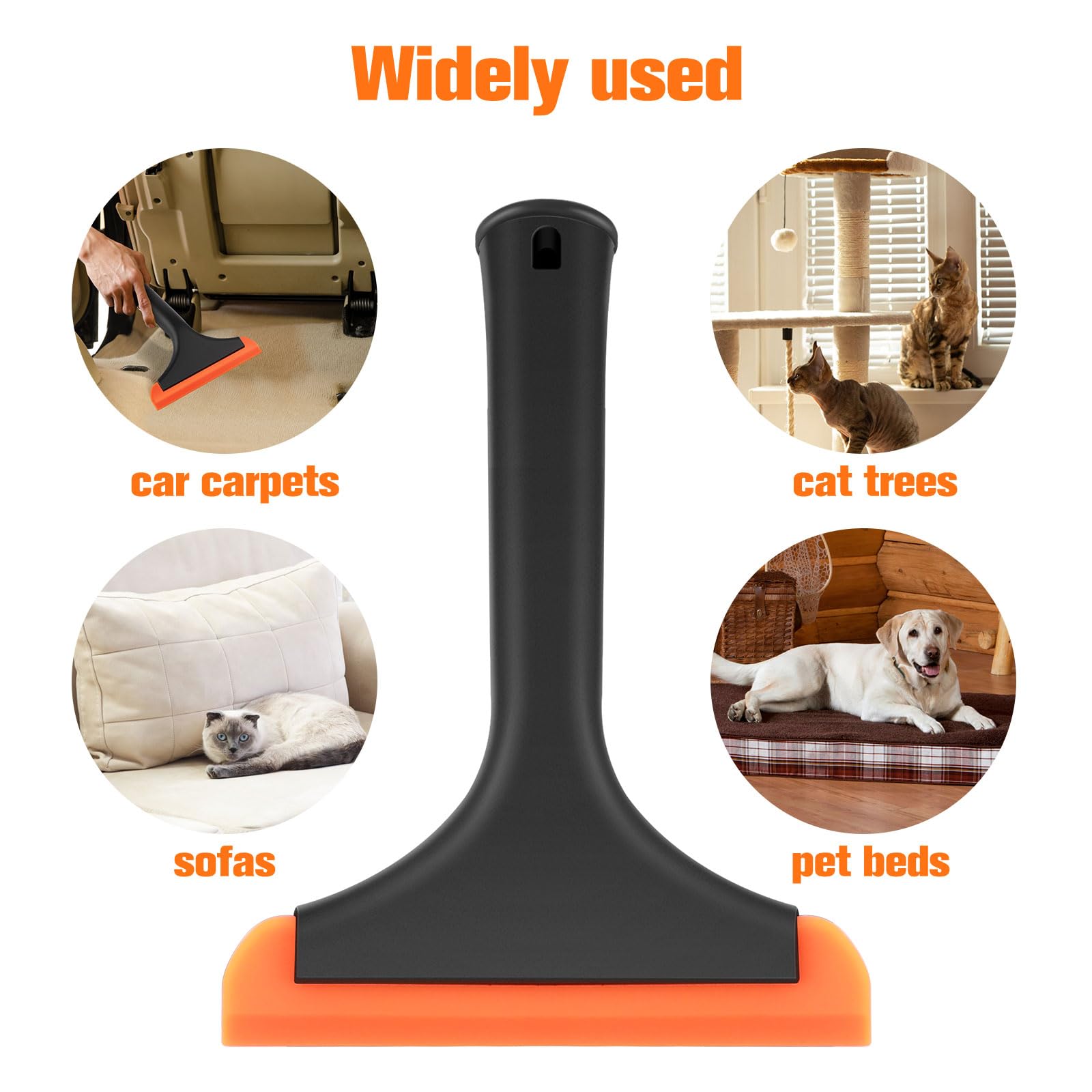 Astfys pet hair remover clothes lifts pet hair from fabrics without snagging.