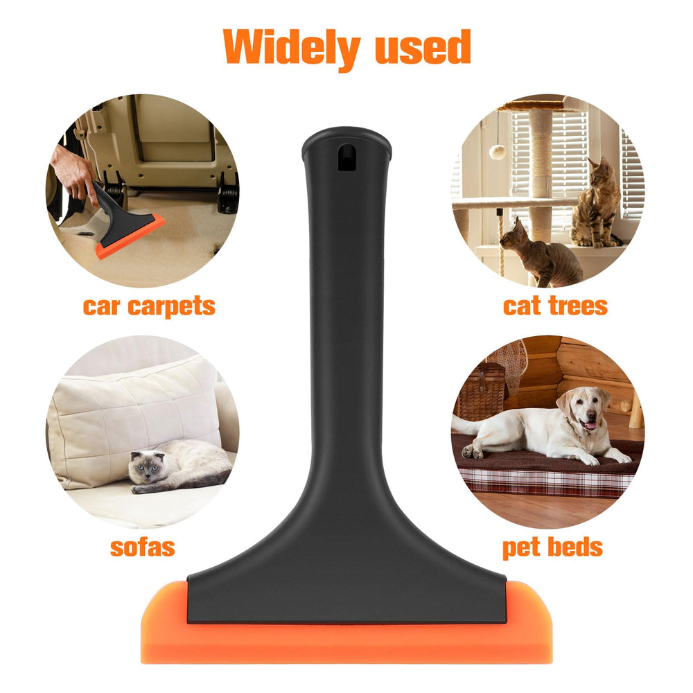 Astfys pet hair remover clothes lifts pet hair from fabrics without snagging.