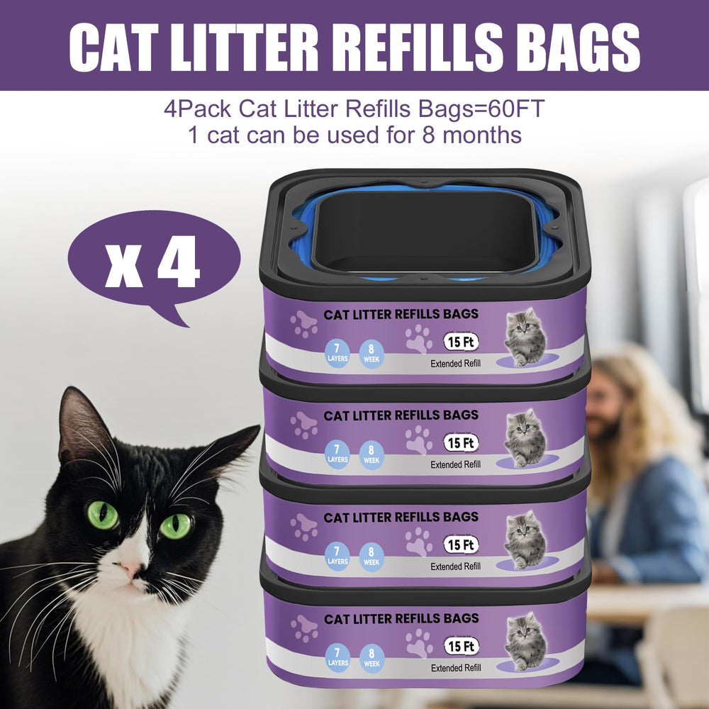 Astrallgn 15-foot refill lasts up to eight weeks for a single cat