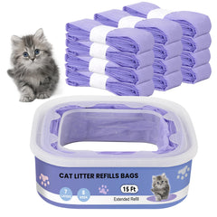Astrallgn cat litter refills 12-pack purple deliver long-lasting odor control