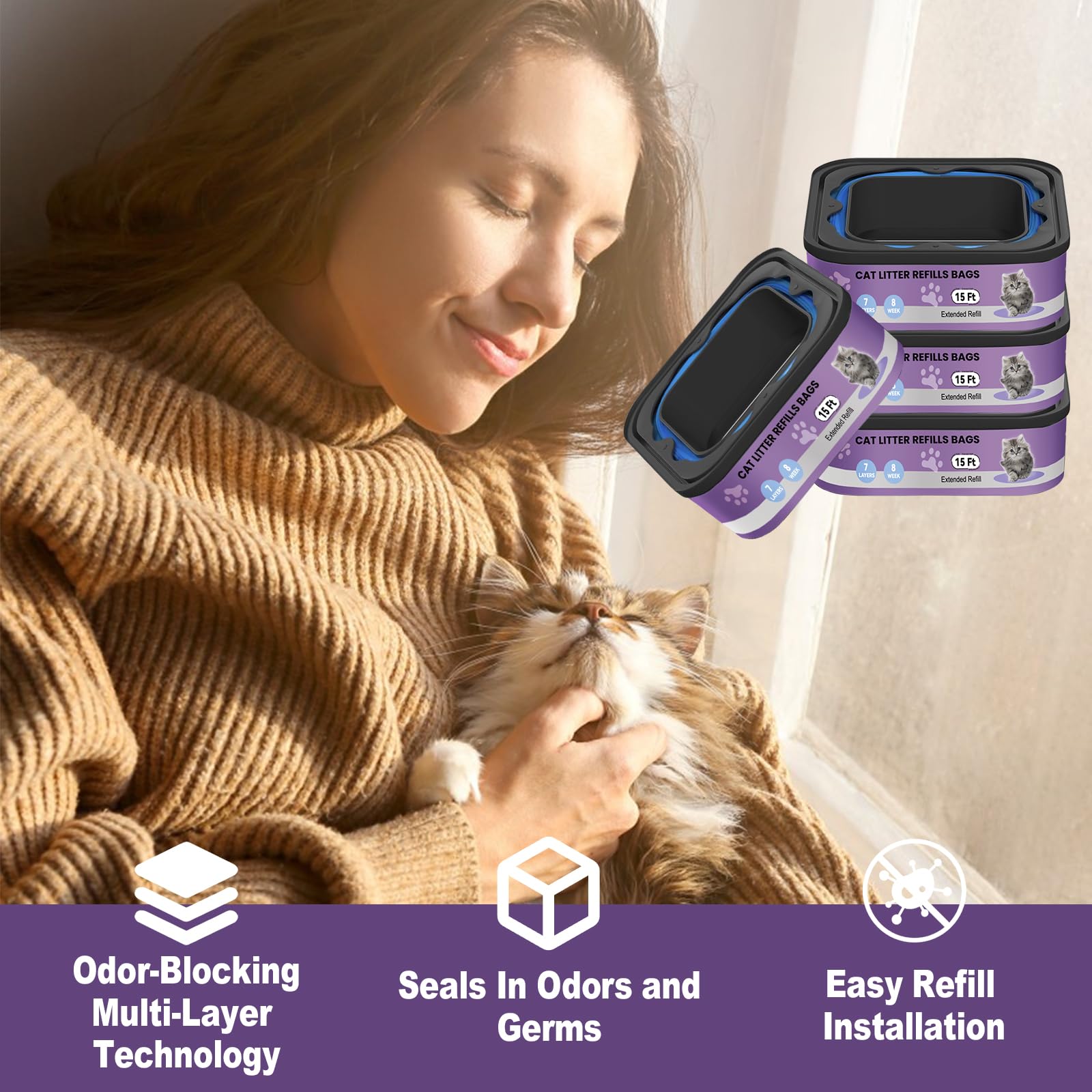 Astrallgn refill bags suitable for indoor and outdoor use