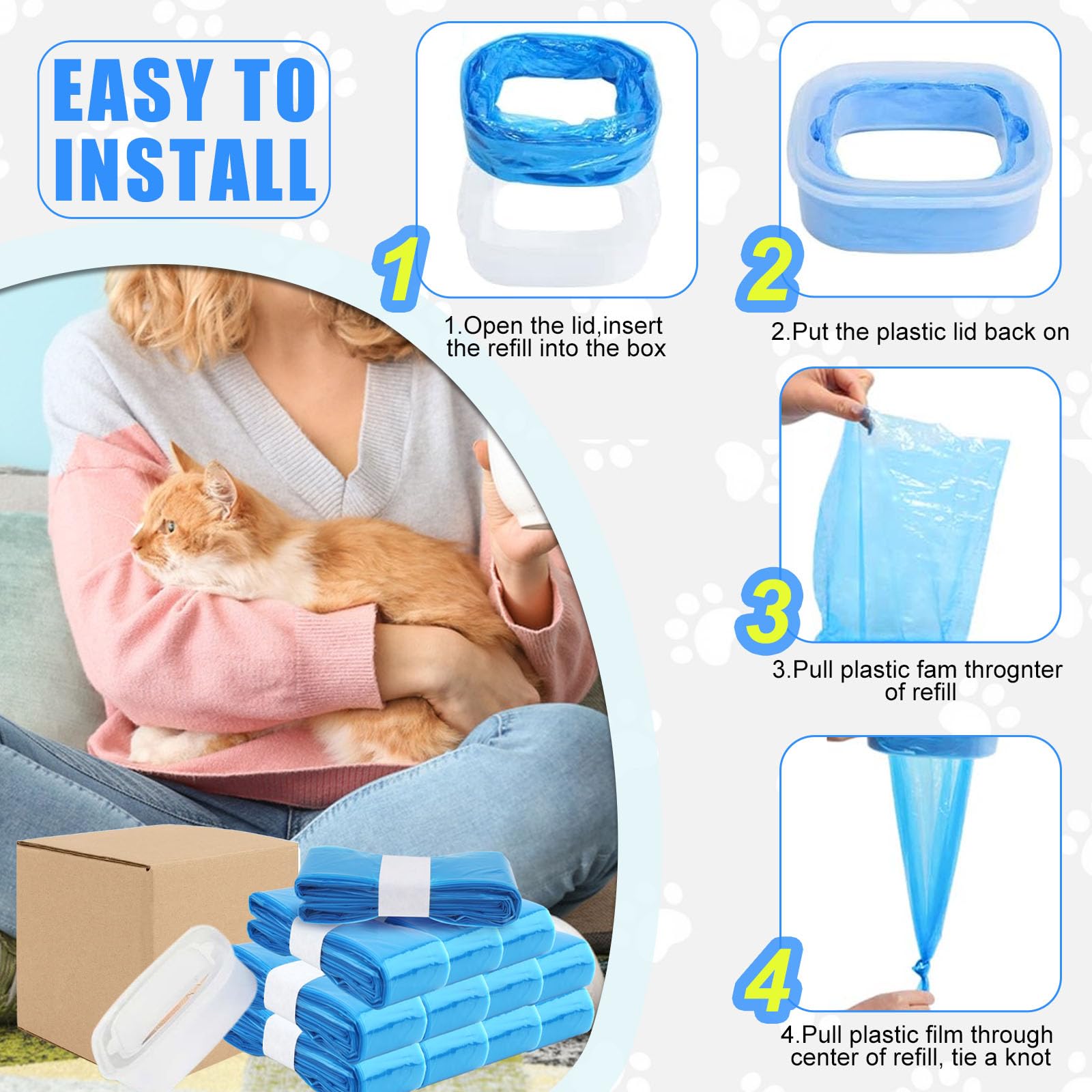 Astrallgn suitable for multi-cat homes offering longer-lasting refills and fewer bag changes.