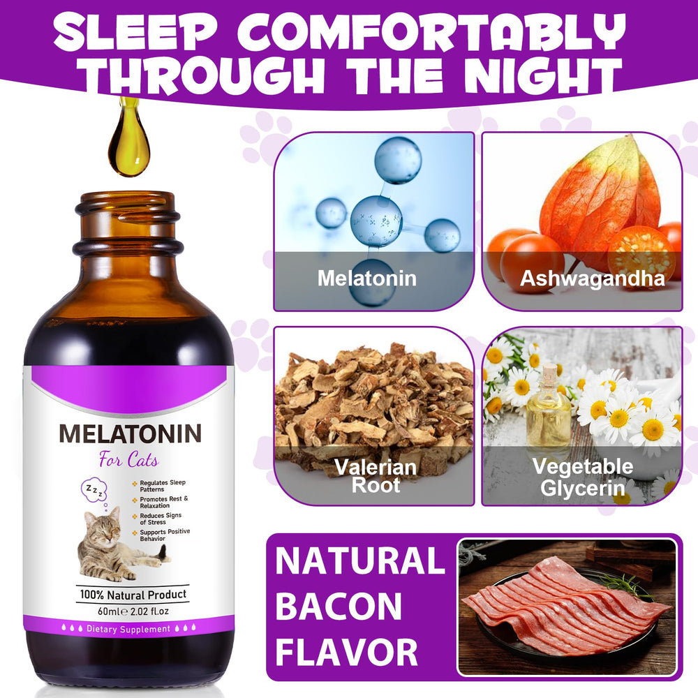 Asusxcli Melatonin cat treats dosing scoop for easy serving.