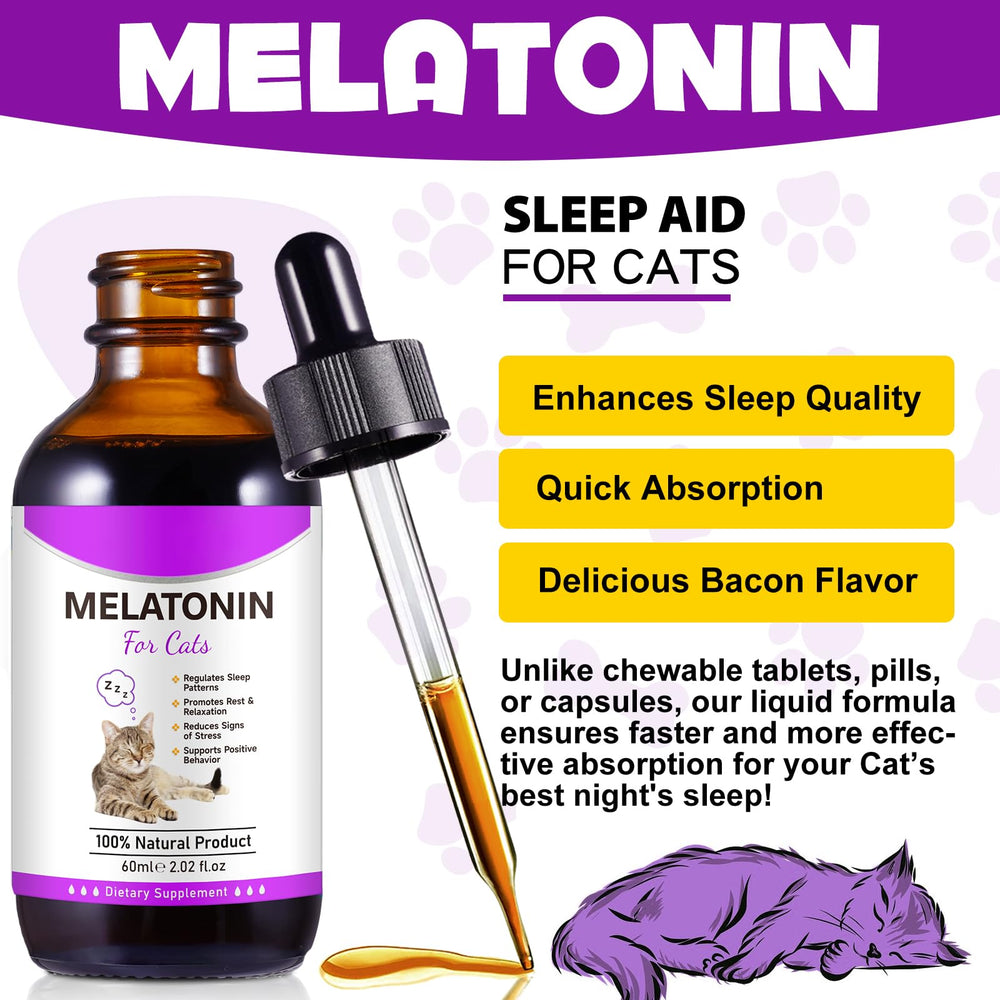 Asusxcli Melatonin for Cats treats packaging highlighting calming support.