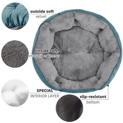 Asvin machine-washable bed simplifies cleanup after playful sessions.