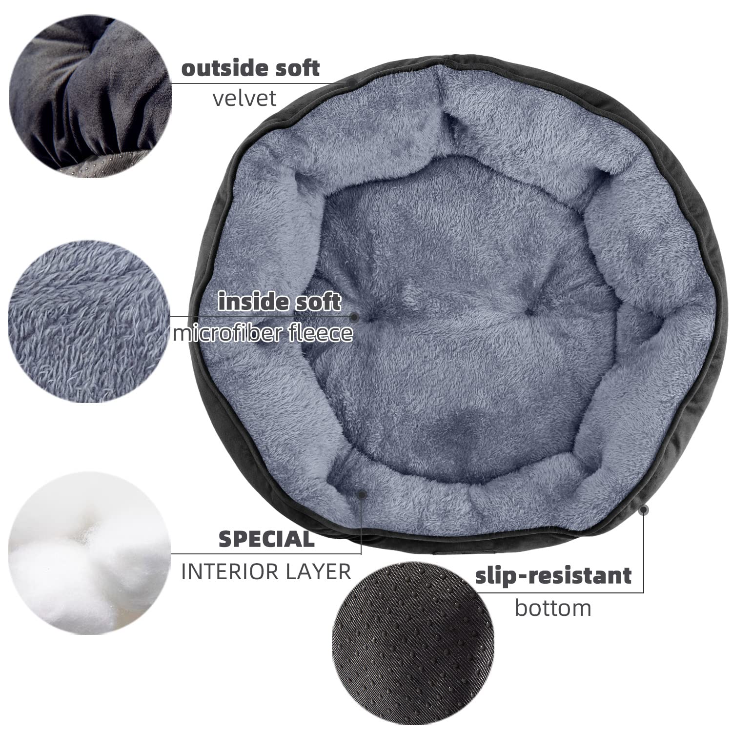 Asvin bed is machine washable for easy cleaning and care.