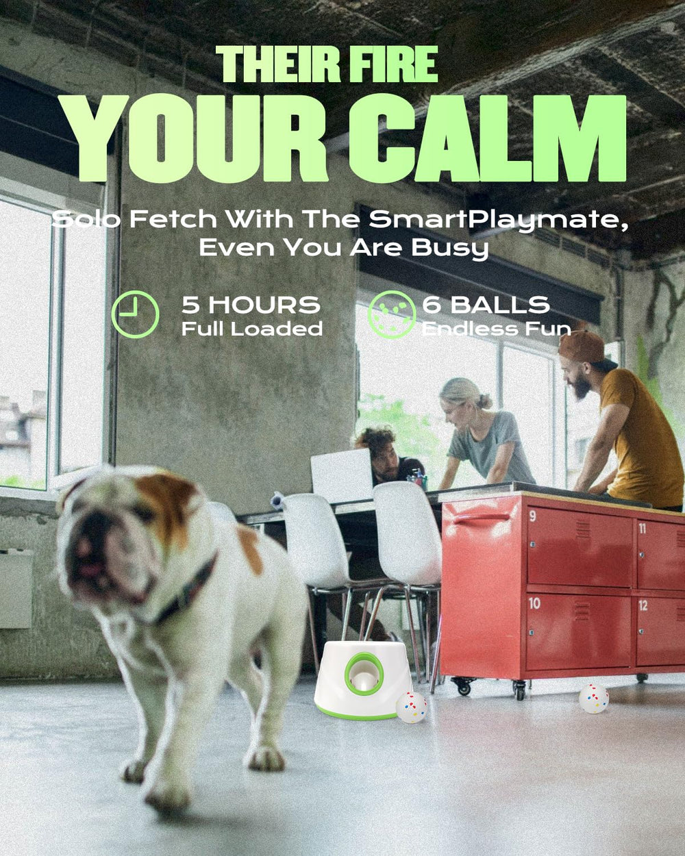 Atangee 6-etpu balls illustrate bite-resistant design for small to medium dogs