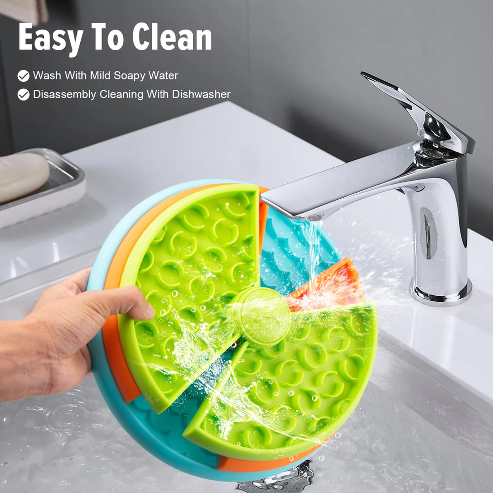ATDOALL slow-feeder bowl 3-levels easy-clean design supports quick rinsing after meals