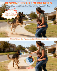 ATESON bark deterrent compact design ready for portable use during walks