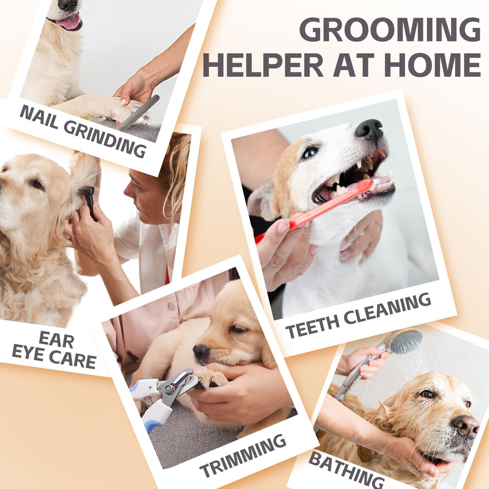 ATESON kit image shows included nail clippers for at-home grooming.