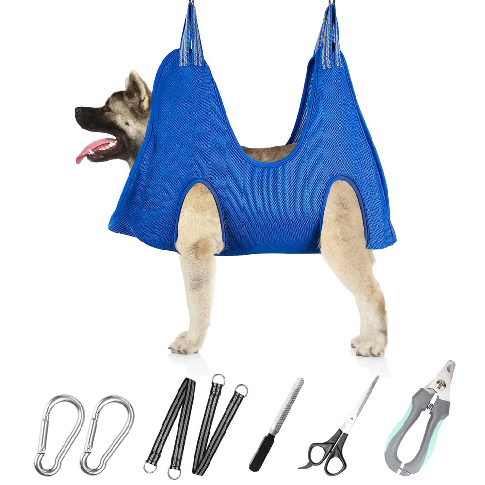 ATESON dog sling nail trimming provides secure support for medium to large dogs.