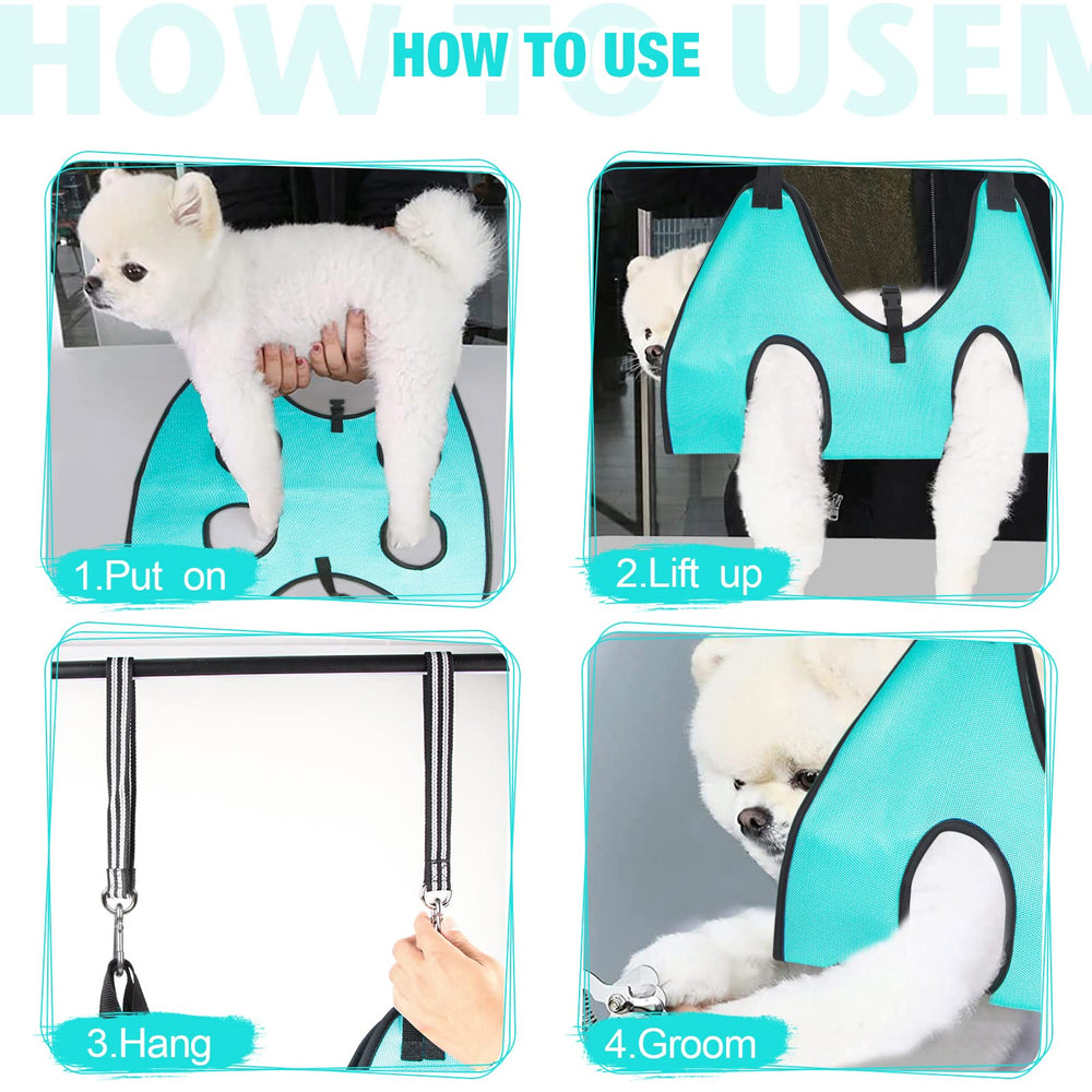 ATESON Easy setup grooming hammock ready for home sessions