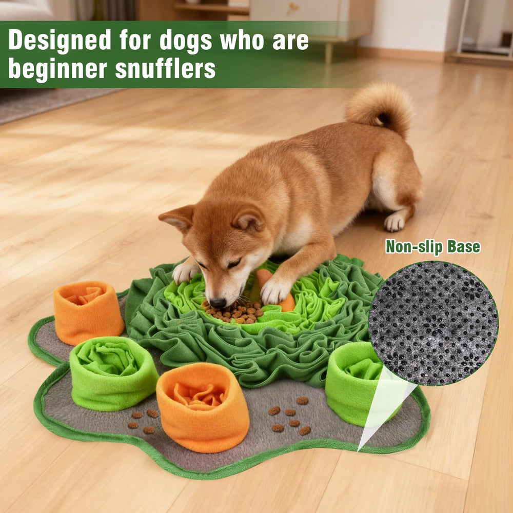 Atiansen snuffle mat dog sniffing action supports mental enrichment