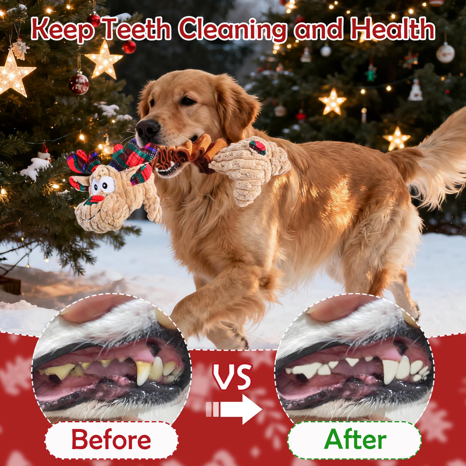 Atiansen soft plush dog toy delivers gentle chewing and comfort