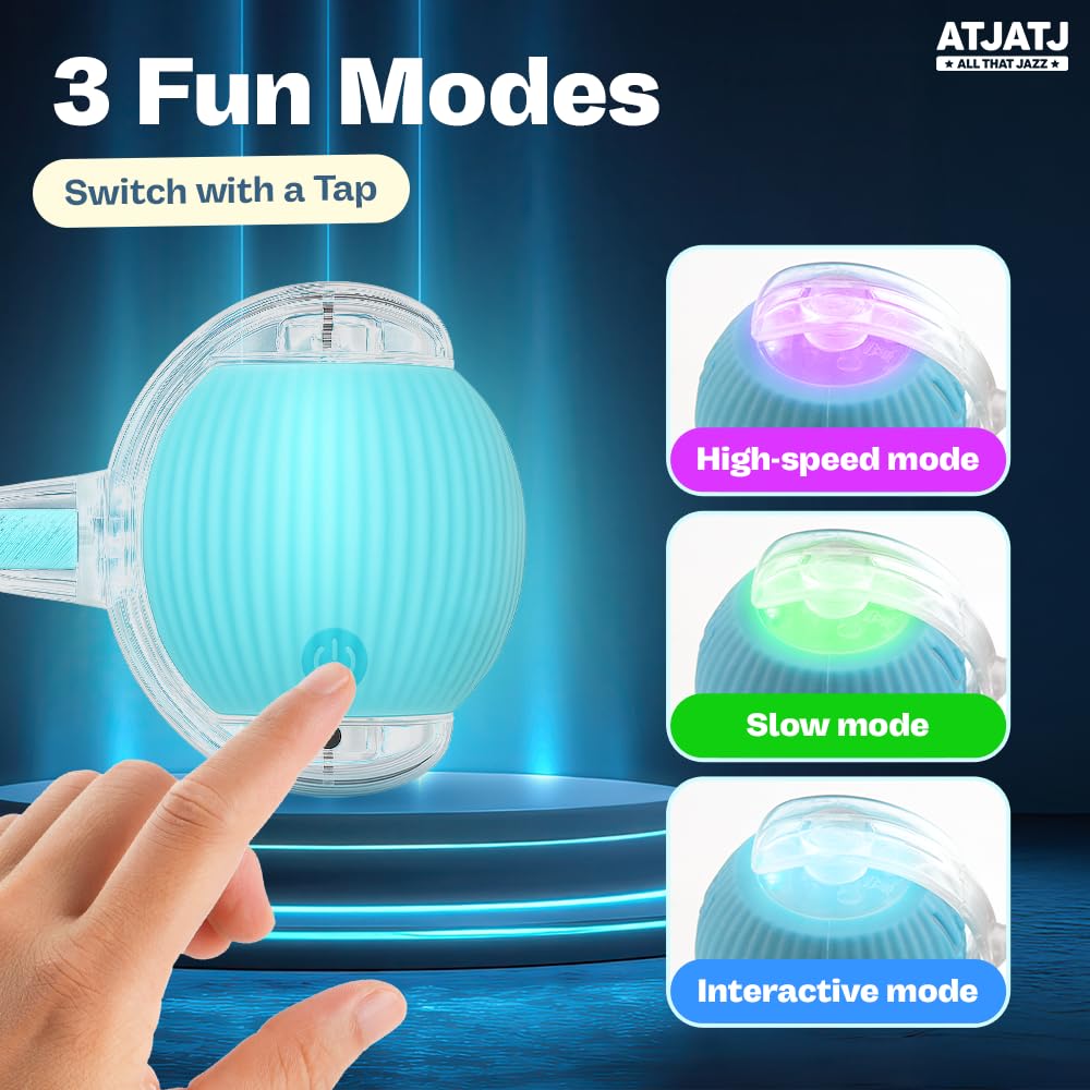 ATJATJ three-speed mode display shows customizable play intensity