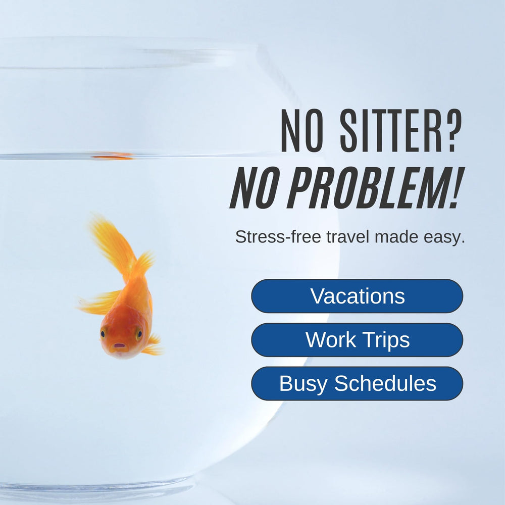Atlantic Rush Vacation Feeder compatible with betta, goldfish, tropical species.