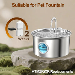 ATMZIQXR cat fountain sponge filter closeup traps debris and supports pump longevity