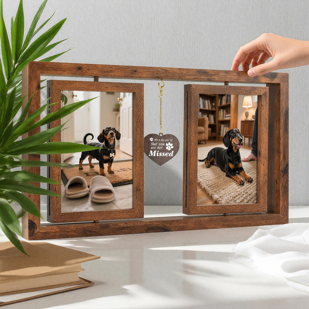 ATOBART shatter-resistant-acrylic-dividers protect 4x6 photos while staying clear