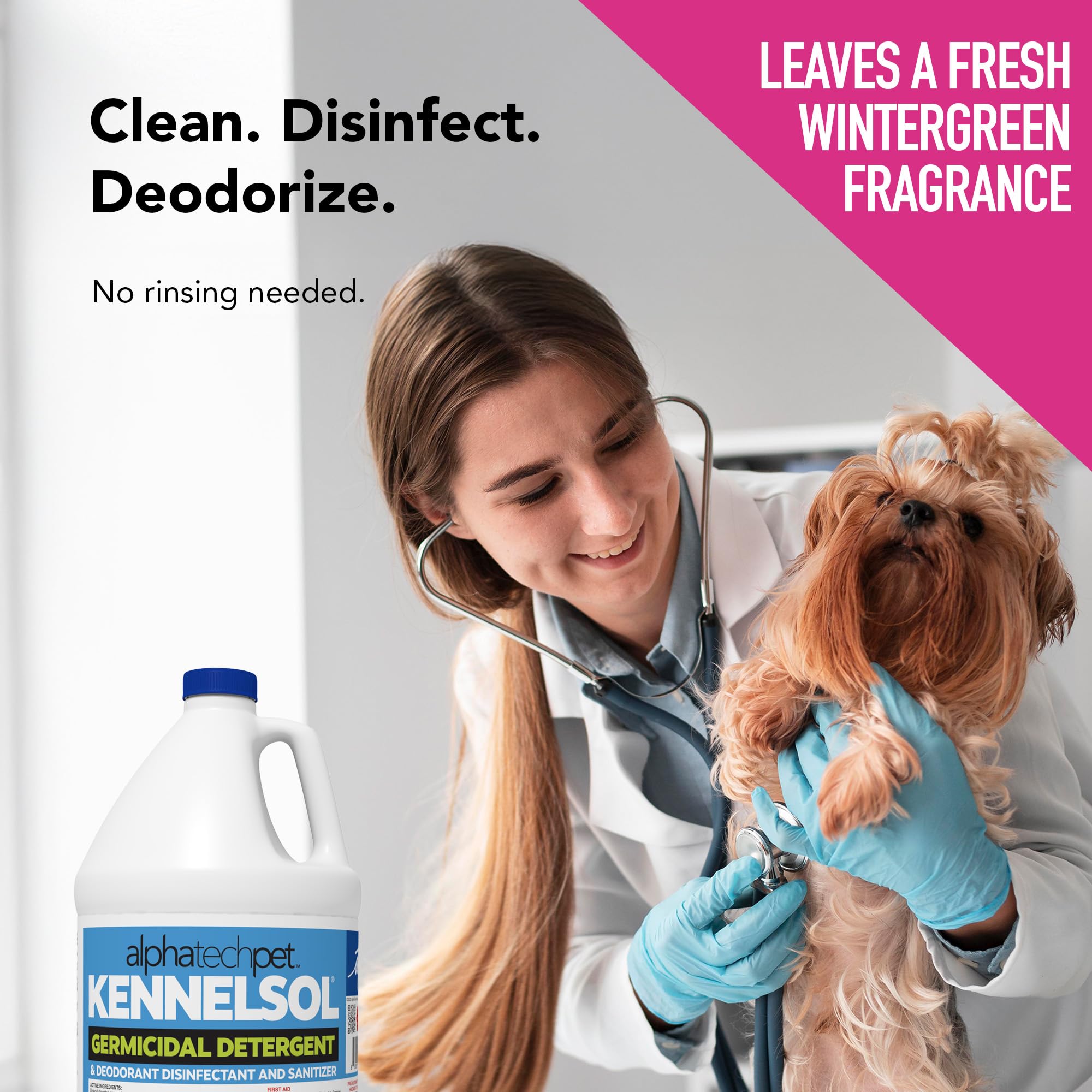 ATP KennelSol wintergreen scent enriching kennel cleaning experience