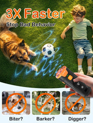 ATVIOO bark deterrent device in use helping curb nuisance barking and unwanted behaviors.