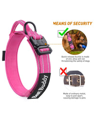 AUBELL metal buckle and handle provide secure control during training