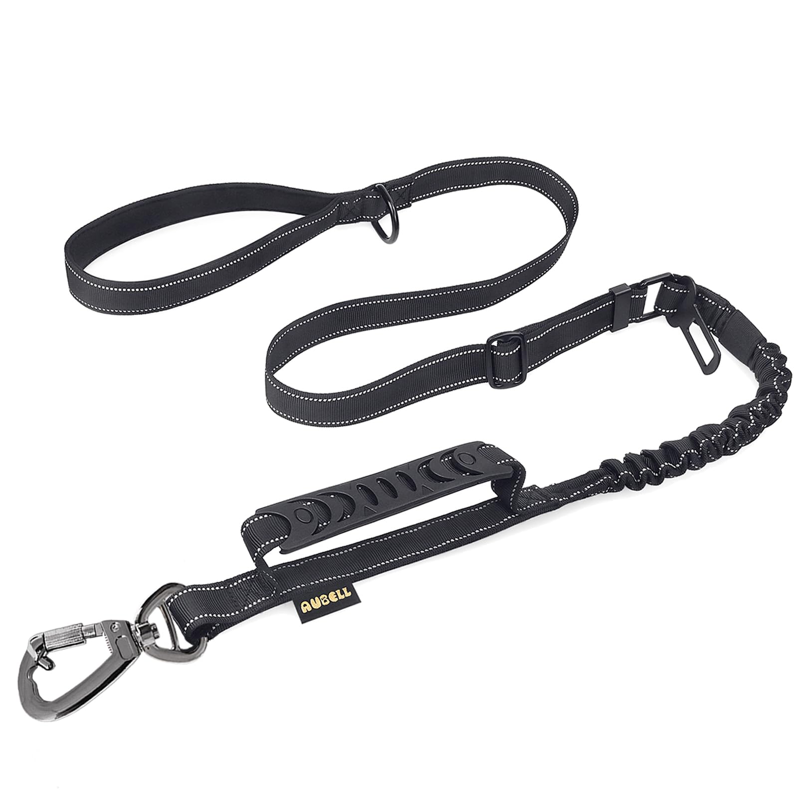 AUBELL Tactical dog leash with durable nylon strap for reliable daily walks.