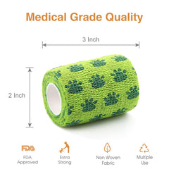 AUPCON Latex-free comfort wrap reduces irritation during extended wear.