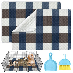 AUDFA 2-pack guinea pig cage liners shown on cage floor for dry cleanliness