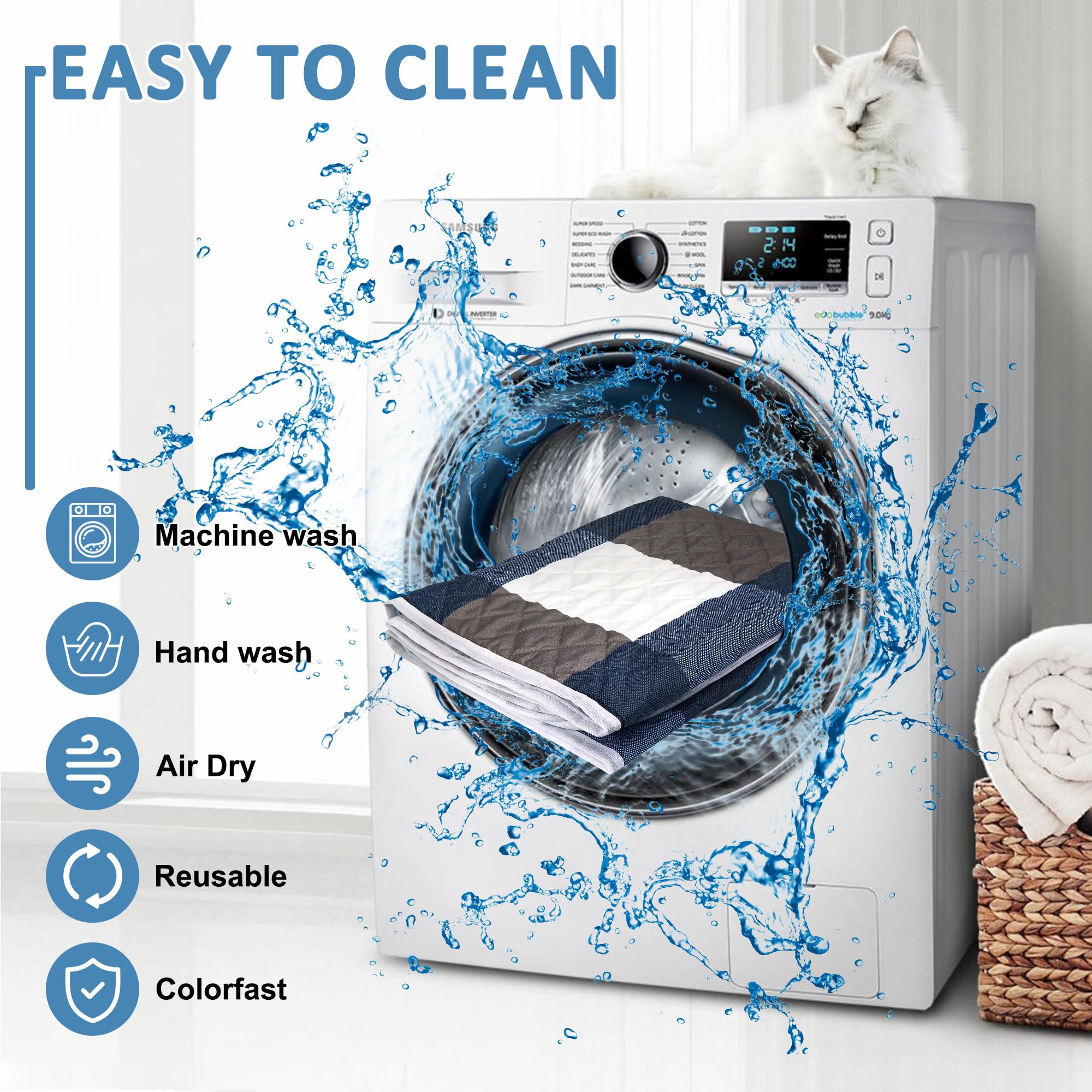 AUDFA anti-side-leakage design keeps pet area dry