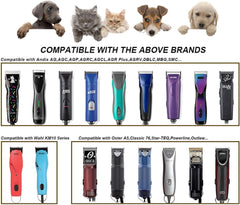 Audoc 4Pack blades compatible with Andis clippers for easy home grooming