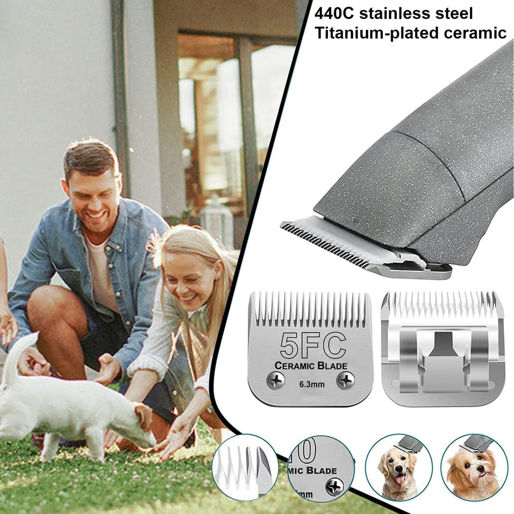 Audoc 5FC blade stainless-steel comb body highlights rust resistance