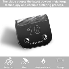 Audoc blade close-up shows durable rust resistance
