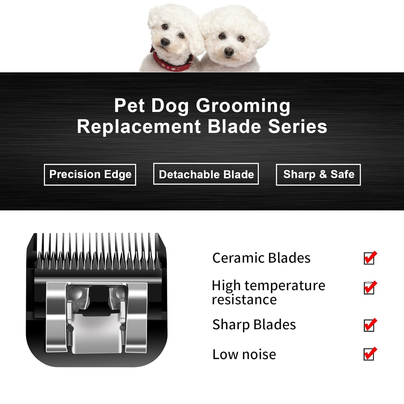 Audoc compatible with andis-oster-wahl - universal fit for common detachable clippers and reliable performance.