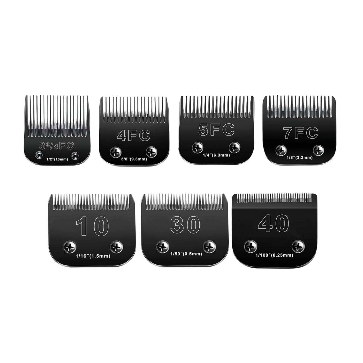 Audoc 7-piece blade set packaging for easy at-home grooming