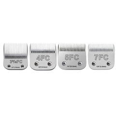 Audoc dog grooming blades pack front for versatile clipping options