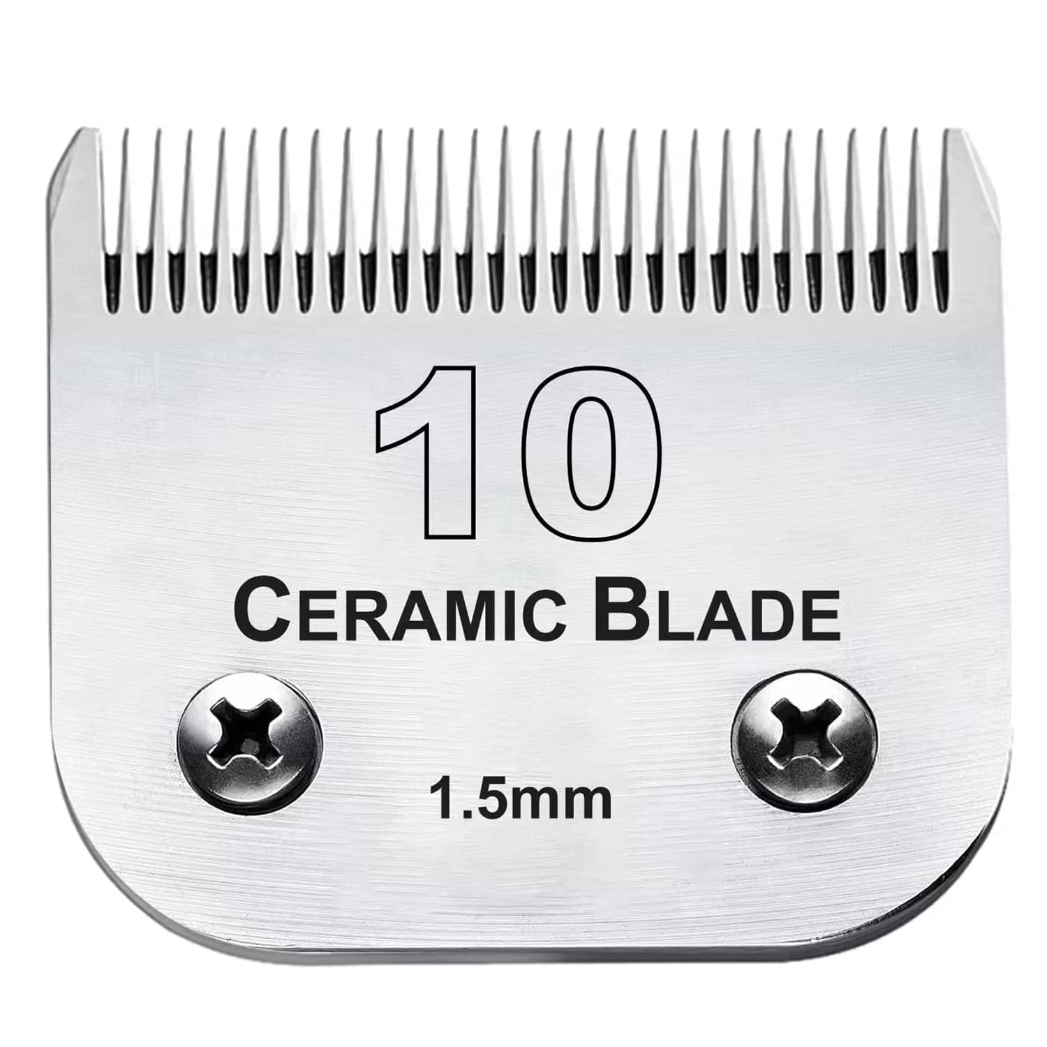 Audoc hoja clipper 10# en primer plano, corte suave y preciso para perros.