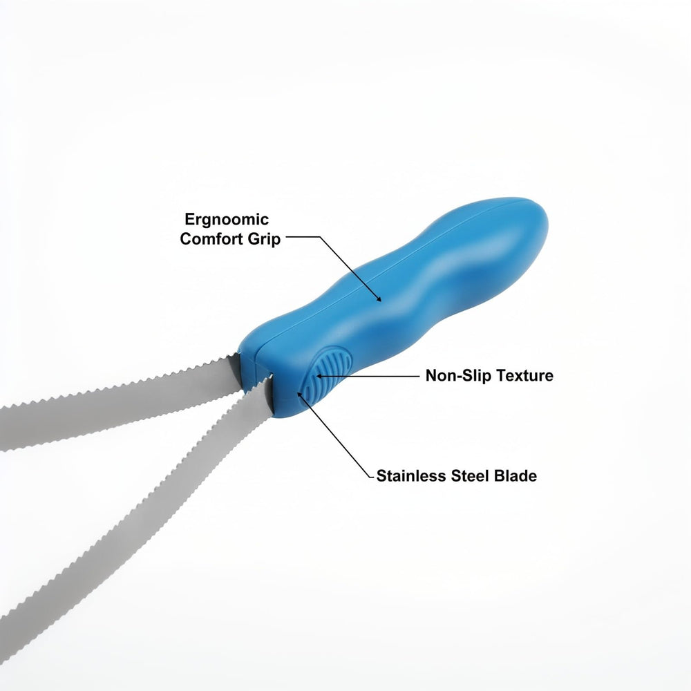Audoloku ergonomic handle design provides comfortable, non-slip grip for better control.