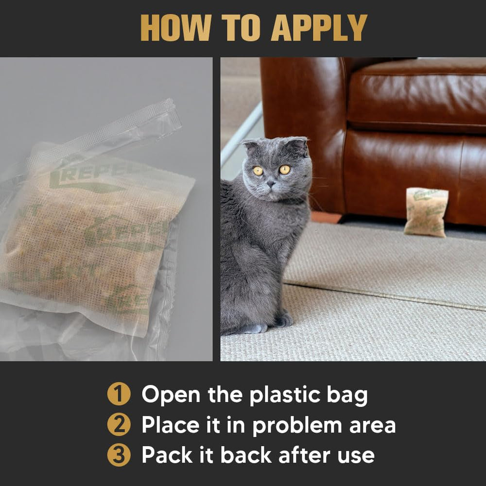 AUDQQM Cat Repellent Furniture Surface Protected by plant oils for gentle deterrence.