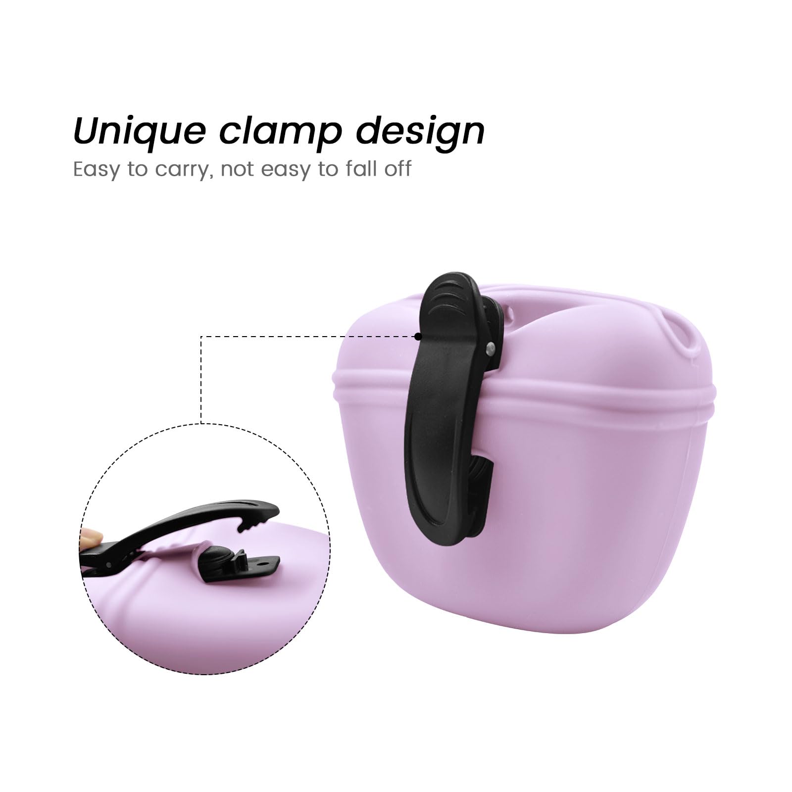 AUDWUD dishwasher-safe silicone pouch easy to clean after sessions.