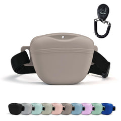AUDWUD treat pouch silicone material is durable and easy to clean for outings.