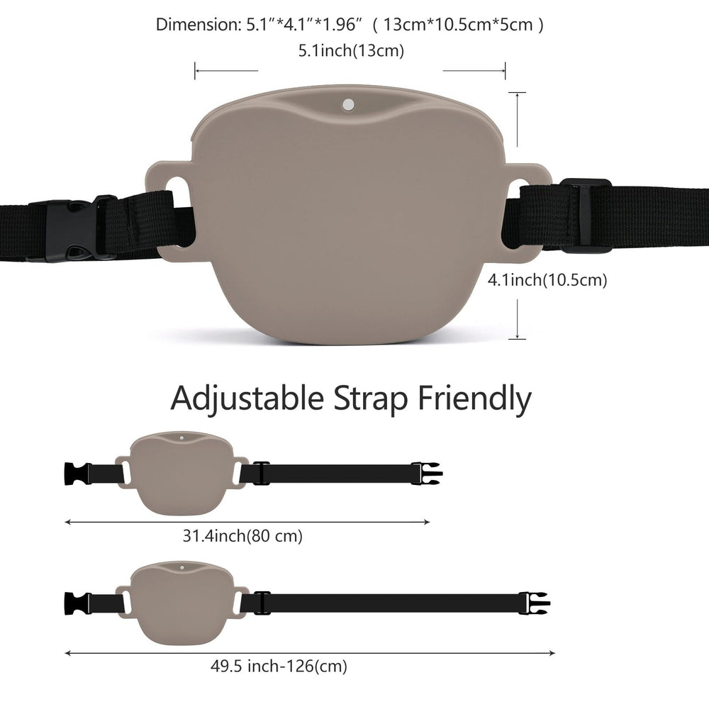 AUDWUD waistband design supports comfortable wear around waist or shoulder.