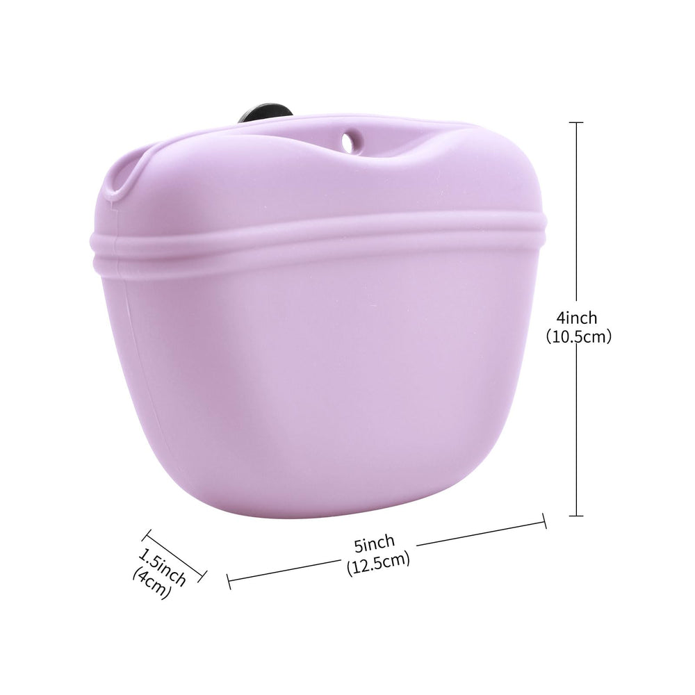 AUDWUD wide-opening silicone pouch in stylish color options.