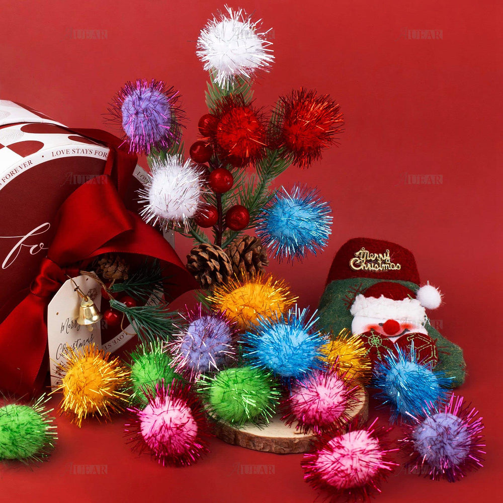 AUEAR 20-pack sparkle balls packaging display emphasizing value and ready-for-play setup